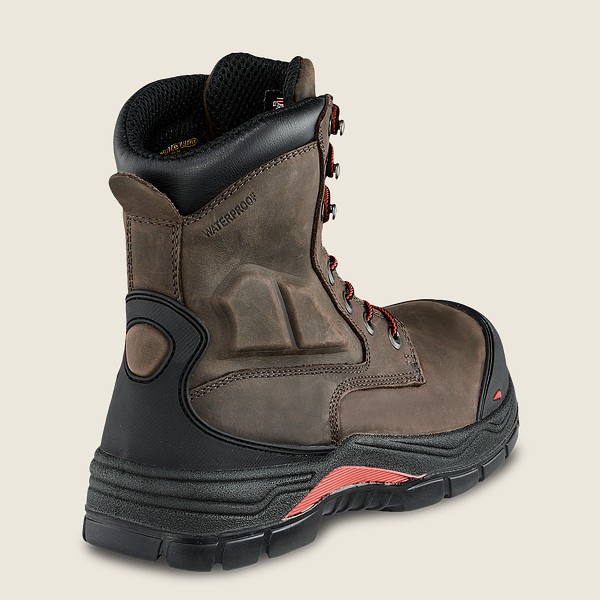 Red Wing Mens King Toe® Adc - 8-inch Insulated Waterproof Csa Toe - Safety Boots Dark Grey - 2837TQD